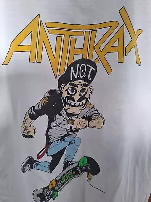 Buy Vintage Band T Shirt 1987 Anthrax  Used. • 60£