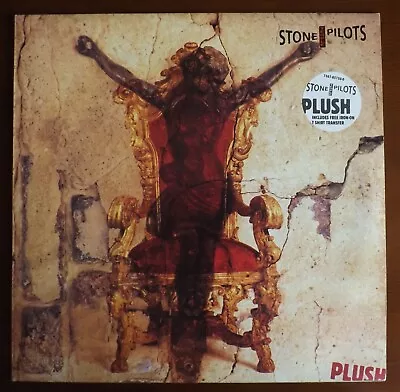 Buy STONE TEMPLE PILOTS. PLUSH. 12  VINYL RECORD W/ FREE TSHIRT TRANSFER.HEAVY METAL • 16.99£