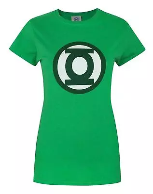 Buy DC Comics Green Green Lantern Logo Short Sleeved T-Shirt (Womens) • 14.95£