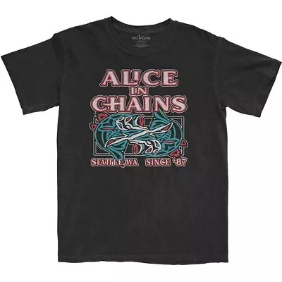 Buy Alice In Chains Unisex T-Shirt: Totem Fish (Large) • 15.95£