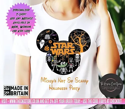 Buy Personalised Disney Trip T-Shirt Mickey Minnie Mouse Disney Halloween Shirt V17 • 12.70£