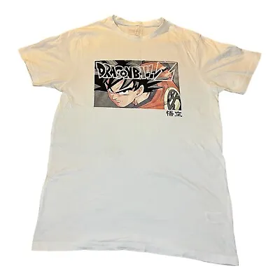 Buy Primark Dragon Ball Z White T-Shirt With GOKU Print - Size Medium • 4.99£