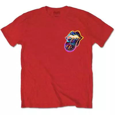 Buy The Rolling Stones Sixty Gradient Text Red Official Tee T-Shirt Mens • 16.06£