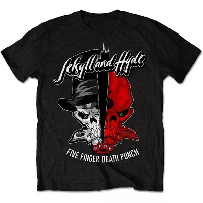 Buy Five Finger Death Punch T Shirt Jekyll And Hyde New Official Licensed Tee Black • 23.99£