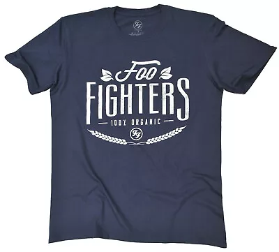 Buy Foo Fighters T Shirt 100% Organic Official Dave Grohl Rock Band Logo S-2XL New • 14.94£