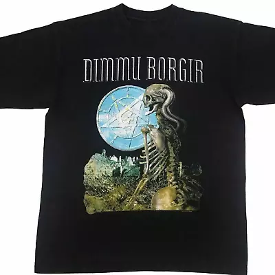 Buy VTG Dimmu Borgir Band T-shirt Black Short Sleeve All Sizes S-5Xl JJ3717 • 21.28£