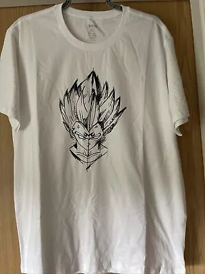Buy Dragon Ball Z Super Saiyan Son Goku White  Short Sleeve T-shirt Size XL NEW • 7.50£