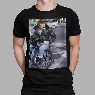 Buy James Dean T-Shirt Retro Biker Motor Racer Cool Movie USA Rebel New Gift UK Film • 9.99£