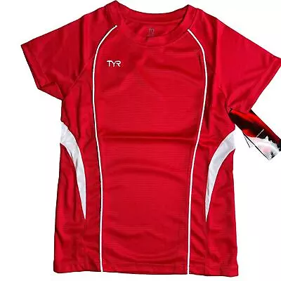 Buy Tyr Womens Alliance Tech Tee Tshirt - Textured Red - Size Large - $34 • 16.76£