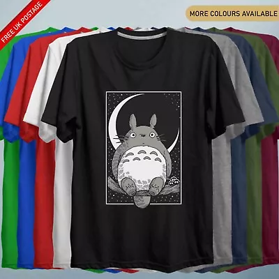 Buy Studio Ghibli Inspired Moon Tree T-Shirt Totorro Anime Miyazaki Gamer Tee • 8.99£