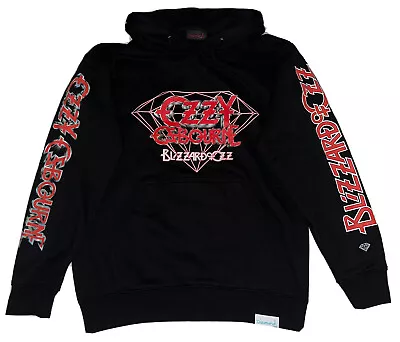 Buy Diamond Supply X Ozzy Osbourne Blizzard Of Ozz Hoodie Sweatshirt Mens Medium New • 37.27£