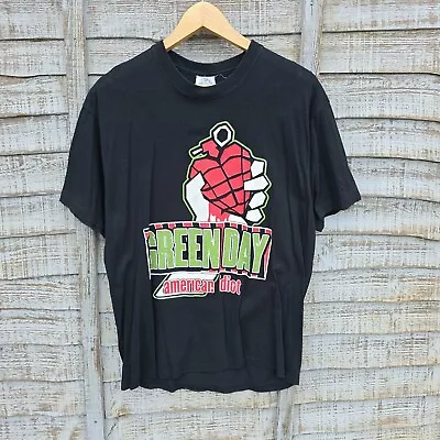 Buy Vintage Green Day American Idiot Concert T Shirt Mens Large • 64.99£