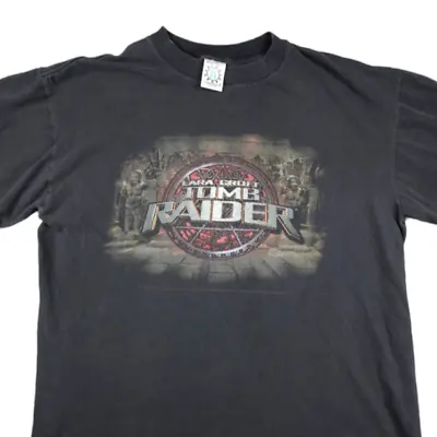 Buy Vintage Lara Croft Tomb Raider T Shirt Mens Size Large Y2K 2001 Made In USA • 78.41£