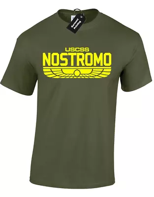 Buy Uscss Nostromo Mens T-shirt Retro Alien Movie Ripley Sci-fi Film Retro Weyland • 8.99£