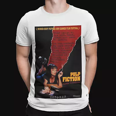 Buy Pulp Fiction Words T-Shirt - Poster Tarantino Retro Action Film Movie Funny Cool • 8.39£