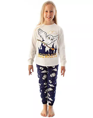 Buy Harry Potter White Hedwig Long Sleeve Long Leg Pyjama Set (Girls) • 20.95£