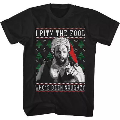Buy Mr. T Who's Been Naughty Black Adult T-Shirt • 26.13£