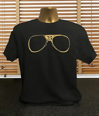 Buy Elvis Presley EP Gold Sunglasses - Men's Elvis Presley T Shirt • 14.99£
