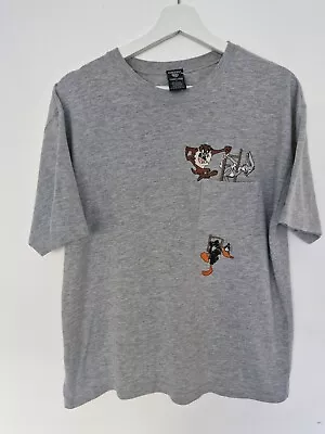 Buy Vintage 1996 Looney Tunes Pocket T Shirt - Size Small • 17£