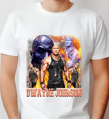 Buy WWE The Rock Dwayne Johnson Mens T-shirts Womens Kids T Shirt Tee Top Grun03 • 12.95£