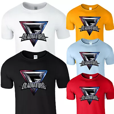 Buy GLADIATORS Gamer Gaming Mens Kids T-Shirt 90's TV Show T Shirt Tee Top • 10.49£