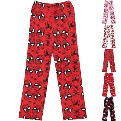 Buy Cute Hello Kitty Spiderman Pyjama Bottoms Womens PJ's Trousers Pants Nightwear • 8.39£