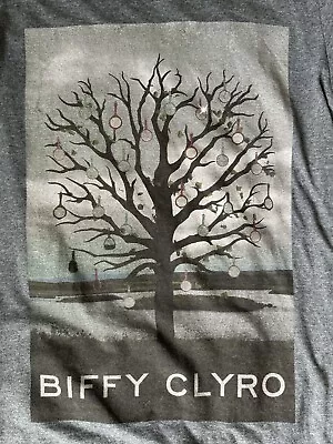 Buy Biffy Clyro 'Black Chandelier' Band T-Shirt, Size Small, Grey • 12.99£