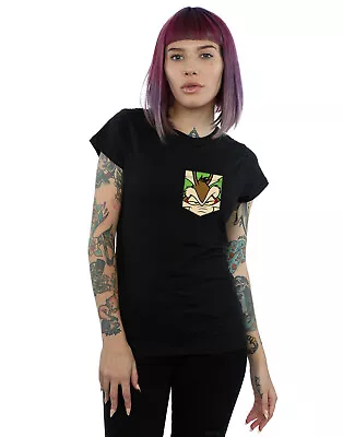 Buy Looney Tunes Women's Wile E Coyote Face Faux Pocket T-Shirt • 13.99£