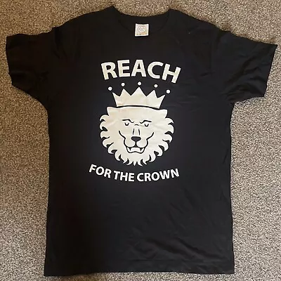 Buy Urban Thane Reach For The Crown Slogan Lion T Shirt Black Size M Unworn VGC • 17.99£