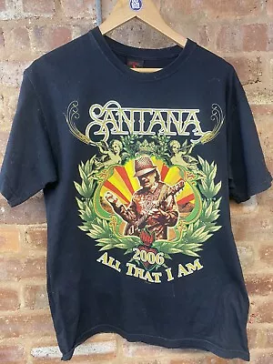 Buy Carlos Santana Concert All That I Am Tour T-Shirt 2006 Nice Condition Size M • 14.95£