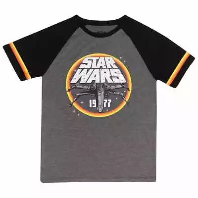 Buy Star Wars - 1977 Circle Un - Small - Unisex - New Raglan T-shirt - N777z • 13.23£