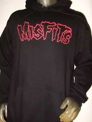 Buy Rare New Men's L The Misfits Voodoo Devilock Glenn Danzig Punk Rock Band Hoodie • 79.35£