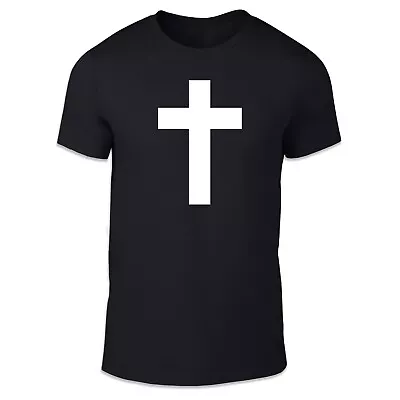 Buy Cross Adult Unisex T Shirt - Christian Symbol Jesus God Worship • 12.45£