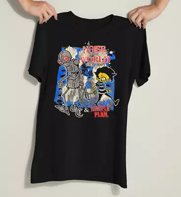 Buy Good Charlotte Simple Plan Noise To The Tour Black Unisex S-4XL T-Shirt EE080 • 19.47£