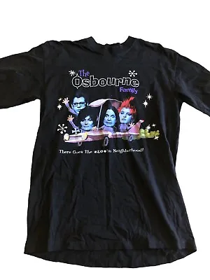 Buy The Osbournes TV Show Promo T-shirt Vintage Y2K Size Medium Ozzy Osbourne • 70.02£
