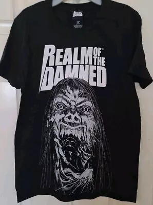 Buy Realm Of The Damned Face T Shirt Black Small Adult NEW Horror Vampires Ladies • 6£