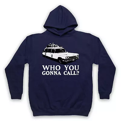 Buy Ghost Car Ecto-1 Who You Gonna Call? Theme Tune Busters Adults Unisex Hoodie • 25.99£