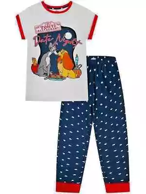 Buy New Ladies Womens Disney Lady And Tramp Pyjamas Pjs Pajamas 12 14 16 18 • 12.99£