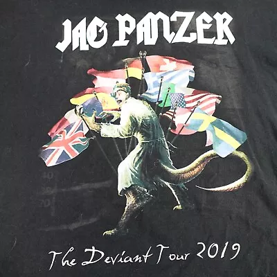 Buy Jag Panzer Shirt XL Black Double Sided Deviant Tour 2019 • 27.91£