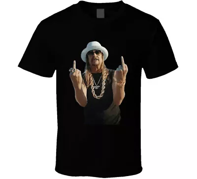Buy Kid Rock Flipping The Bird Music Fan T Shirt • 26.13£