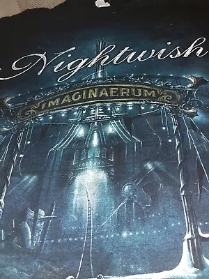 Buy Used Nightwish Short Sleeve Black Tshirt Size M Imaginaerum Front/back Print • 5£