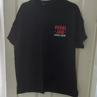 Buy Pearl Jam T Shirt Local Crew Black  Xl  Rare Memorabilia Merchandise Dark Matter • 49£