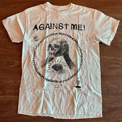 Buy New Popular Against Me! Band White T-Shirt Cotton Full Size RM411 • 21.28£