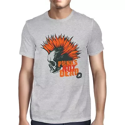 Buy 1Tee Mens Punks Not Dead Punk Rocker T-Shirt • 7.99£