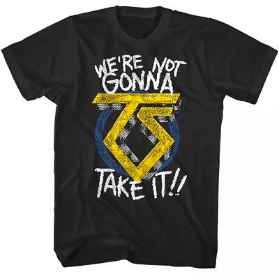 Buy Twisted Sister We're Not Gonna Take It Men's T Shirt Logo Glam Rock Band Concert • 24.79£