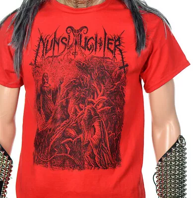 Buy NUNSLAUGHTER The Devil's Congeries Vol. 1 Red T-Shirt • 29.83£