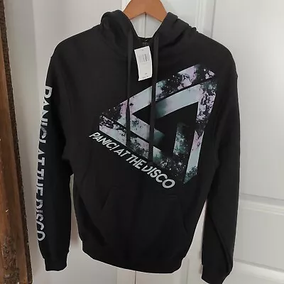 Buy Panic! At The Disco - Hoodie Black Merch Band - Tultex Tag - Adult SMALL NWT • 18.63£