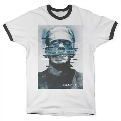 Buy SALE - Licensed Universal Monsters - Frankenstein Bad Signal Ringer Mens T-Shirt • 7.99£