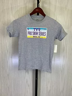 Buy TYR Pro Swim Series Short Sleeve T Shirt, Kid's Size M, Gray NEW MSRP $19.99 • 12.44£