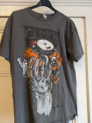 Buy Clutch Derek Hess T-Shirt Medium Grey  • 9.99£